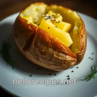 Crispiest Baked Potato: The *Only* Recipe You Need! Recipe Card