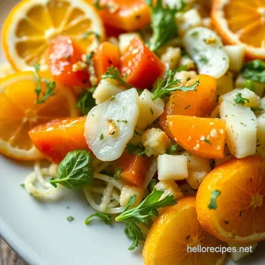 The "Full Monty" Fennel Salad Recipe: Citrus & Herb Bliss! Recipe Card