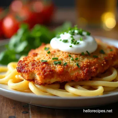 The Golden Crumb Crispy Chicken Parmesan Recipe Recipe Card