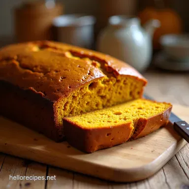 The Best Moist Pumpkin Bread Recipe for Autumn Recipe Card