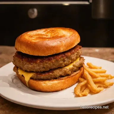 Ultimate Patty Melt with Secret Sauce Knock Your Socks Off Recipe Card