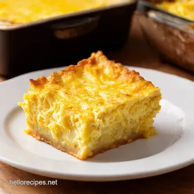 Lazy Sunday Breakfast Egg Casserole Recipe Recipe Card