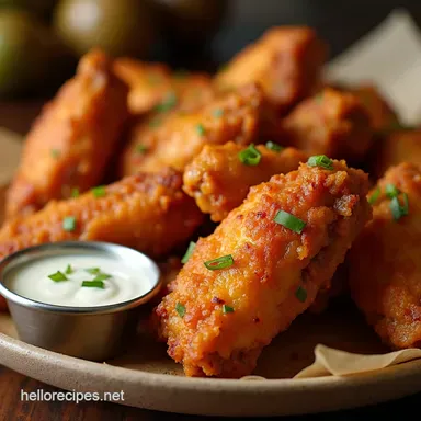 The Seriously Crispy Baked Chicken Wings Pub Perfection Recipe Card