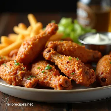 The Seriously Crispy Baked Chicken Wings Pub Perfection
