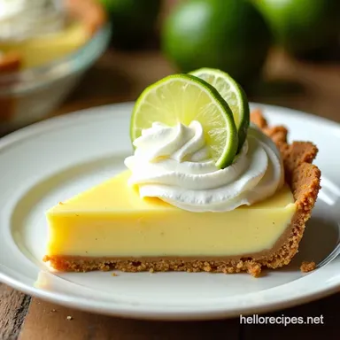 My GoTo Key Lime Pie Florida Style The Real Pale Yellow Deal