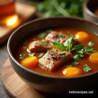 Deeply Nourishing 48Hour Bone Broth Recipe Liquid Gold Recipe Card