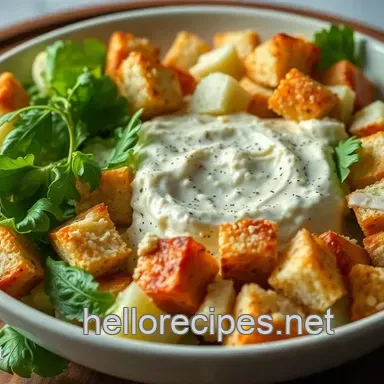 The Ultimate Caesar Salad: Classic & Creamy | Salad Recipes Recipe Card