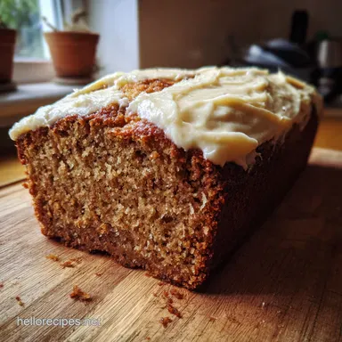 My GoTo Classic Banana Cake Recipe Tender Moist Tangy Cream Cheese Frosting Recipe Card
