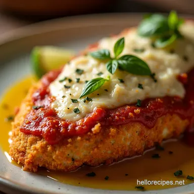 The Ultimate Crispy Chicken Parmesan Ready in 50 Minutes Recipe Card