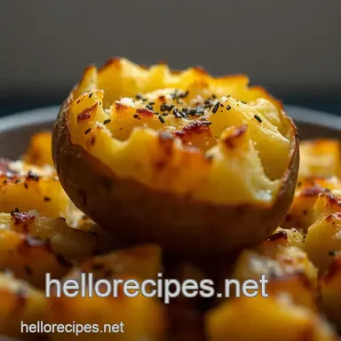 Crispy Baked Potato Oven: Restaurant Style at Home! Recipe Card