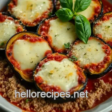Best Eggplant Parmesan Recipe: Crispy & Cheesy! Recipe Card