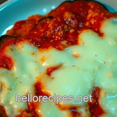 Best Eggplant Parmesan Recipe: Crispy & Cheesy! Recipe Card