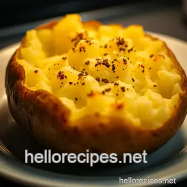 Perfect Baked Potato in the Oven? My Crispy Fluffy Secret! Recipe Card