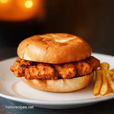 PeriPeri Grilled Chicken Sandwich Nandos at Home Recipe Card
