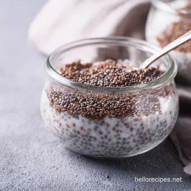 Easy Chia Seeds Recipes: Overnight Pudding 5 Ways! Recipe Card
