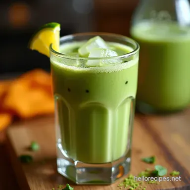 Easy Iced Matcha Latte Recipe My Quick Refreshing Green Treat Recipe Card