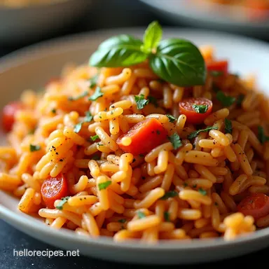 The Best Spanish Rice with Tomato Garlic Ole