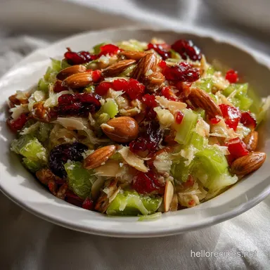 Torn Olives with Almonds Celery Parmesan: Craggy Crunch Starter Recipe Card