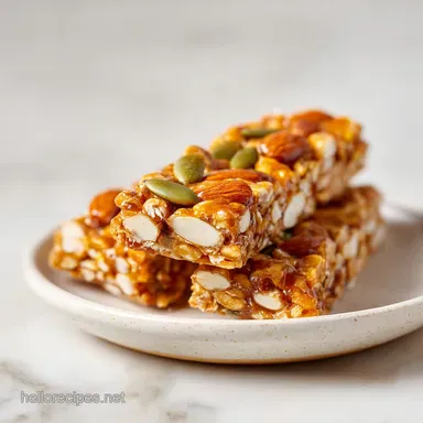 Trail Mix Granola Bars in 30 Minutes Recipe Card