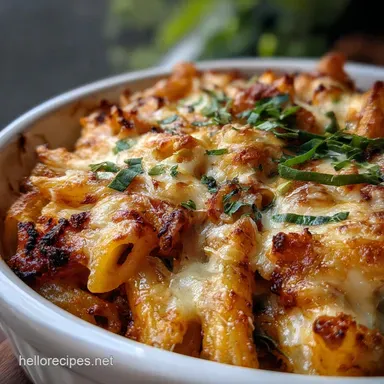 Two Timing Pasta Recipe Ready in 40 Minutes Recipe Card