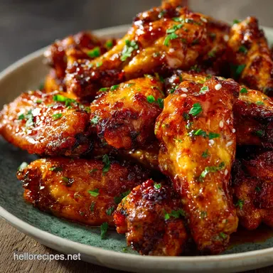 The Ultimate Crispy Buffalo Wings Recipe Baked in the Oven Recipe Card