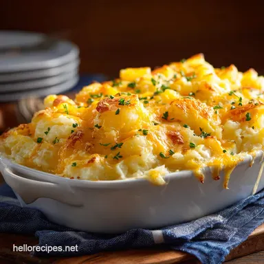 Proper Easy Cheesy Potatoes The Ultimate Creamy Casserole Recipe Recipe Card