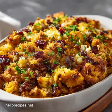 Thanksgiving Stuffing Recipe: The Ultimate Golden-Crusted Dish Recipe Card