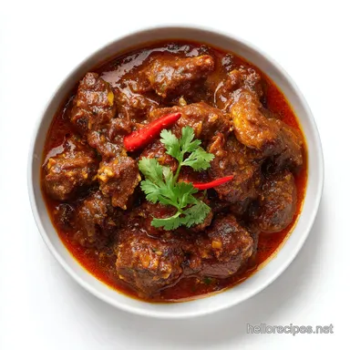 Ultimate Slow Cooker Beef Curry Tender Madras Style with Coconut Milk Recipe Card
