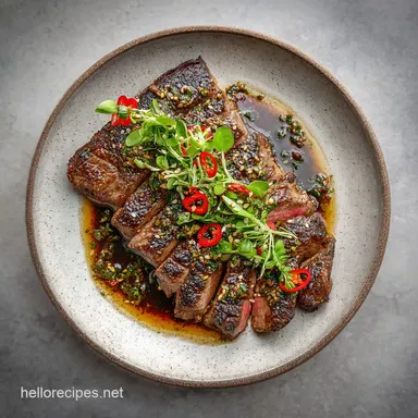 Steak Marinade with Balsamic and Honey for 8 Servings