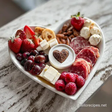 Valentines Charcuterie Board and Platter in 20 Minutes Recipe Card
