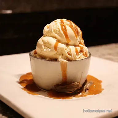 Vanilla Bean Caramel Sundaes My Gourmet Twist on Vanilla and Ice Cream Recipe Card