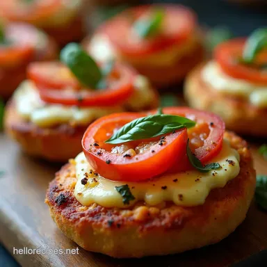Vegan Pizza Appetizers Gourmet Bites for Easy Entertaining Recipe Card