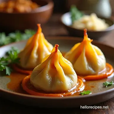 Easy Veg Momos Recipe Taste of the Himalayas at Home Recipe Card