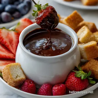 Chocolate Fondue: The Best Silky, 15-Minute Classic Recipe Recipe Card