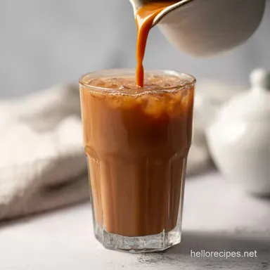 Hong Kong Milk Tea: The Authentic Velvet Hammer Recipe Recipe Card