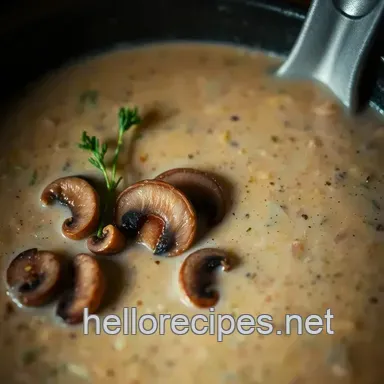 Velvet Mushroom Dream: My Creamy Mushroom Soup Recipe Recipe Card