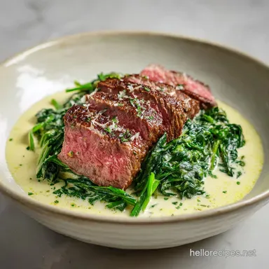 Creamed Spinach Recipe for 4 Servings Recipe Card