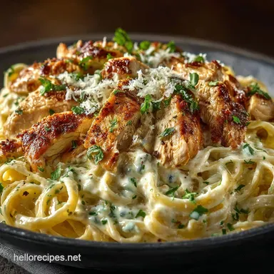 Ultimate Creamy Chicken Alfredo The Secret to a Stable Velvety Sauce Recipe Card