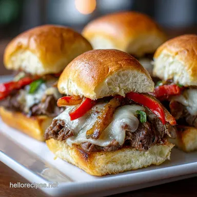 Venison Cheesesteak Sliders in 45 Minutes