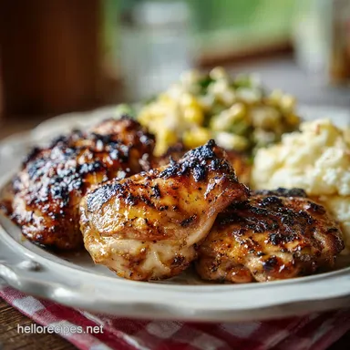 White Barbecue Chicken: Oven-Only Crispy Recipe Card