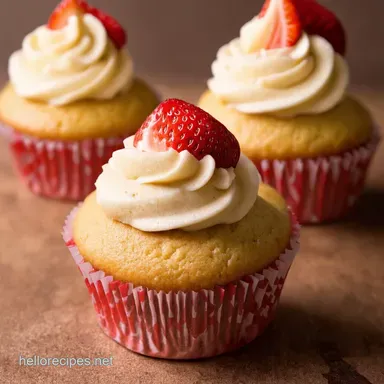 White Chocolate Strawberry Dream Cupcakes My Irresistible Recipe Recipe Card