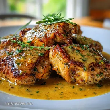 Whole 30 Incredible Meal Recipe with Roasted Chicken: Velvety Pan Sauce Recipe Card