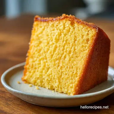 Yellow Cake Made From Scratch for 12 Recipe Card