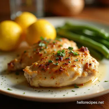 Garlic Lemon Chicken Thighs Ready in 30 Zesty Easy Recipe Card