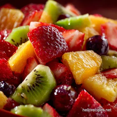 Fruit Salad: The Best Zesty Summer Recipe (Anti-Browning) Recipe Card
