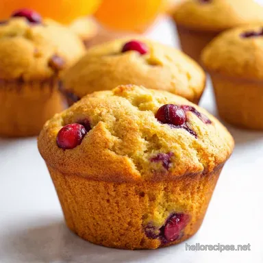My Zesty Cranberry Orange Muffins Recipe Easy Recipe Card