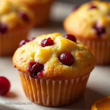 Zesty Cranberry Orange Sunshine Muffins Easy Recipe Recipe Card