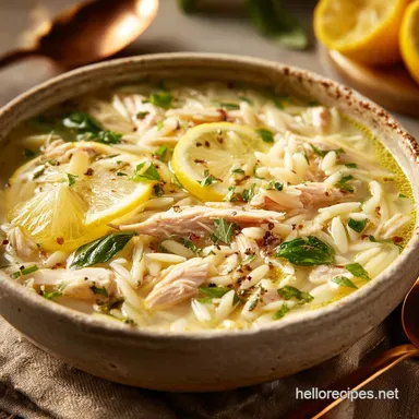 Lemon Chicken Orzo Soup Recipe: Zesty, Healthy Easy Weeknight Meal