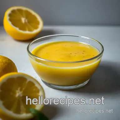 Zesty Lemon Dijon Salad Dressing: A Quick & Tangy Delight Recipe Card