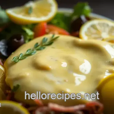 Zesty Lemon Dijon Salad Dressing: A Quick &amp Tangy Delight